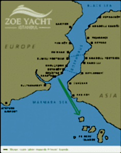 Mapa de las Islas Príncipe