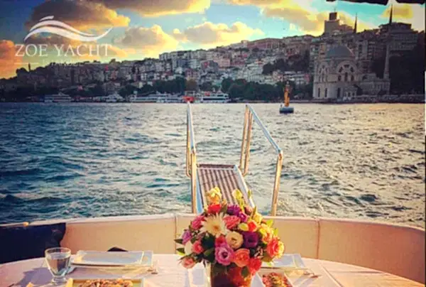 Dinner cruise at sunset Istanbul Bosphorus